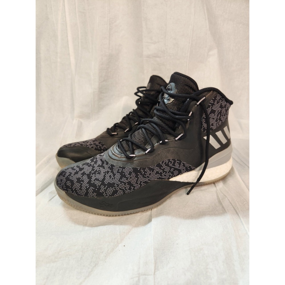 adidas Derrick Rose 8 VIII Boost Mens 8 Black Gray CQ0847 NBA Basketball Shoes